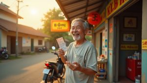 Câu chuyện người trúng xổ số địa phương